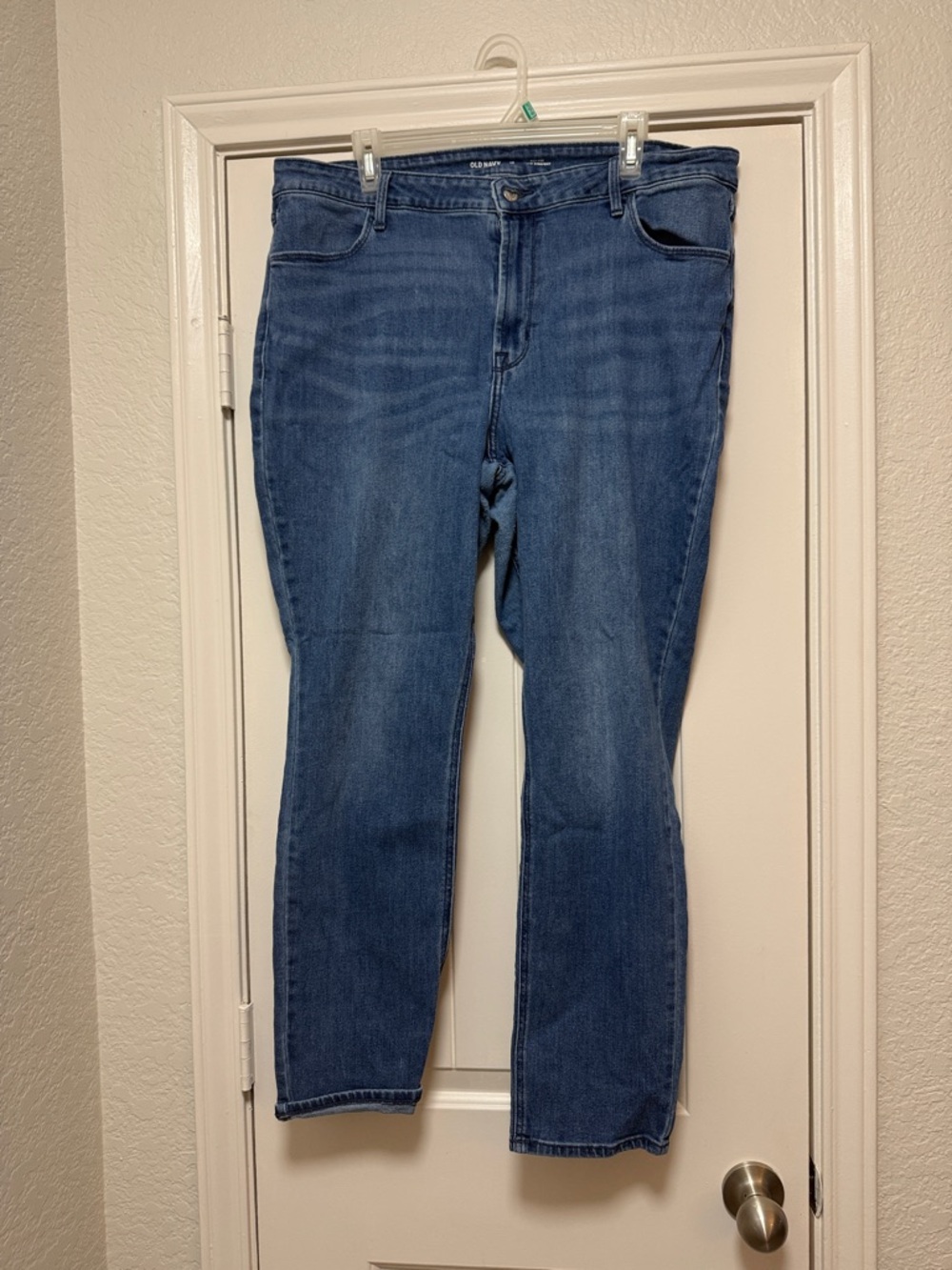 Old Navy Light Blue High-Rise Straight Jeans